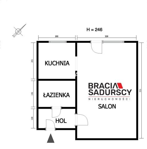 Mieszkanie 1-pokojowe Wieliczka, ul. Wincentego Pola. Zdjęcie 14