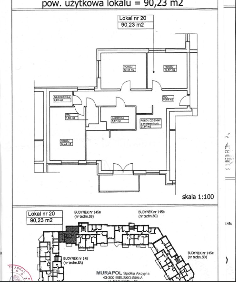 Mieszkanie 4-pokojowe Tychy, al. Bielska. Zdjęcie 16
