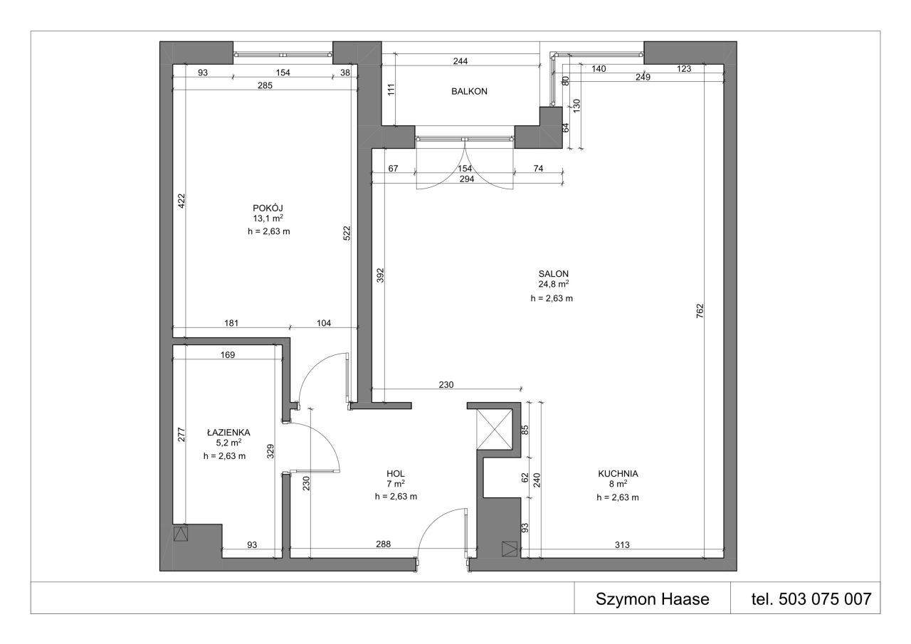 Mieszkanie 2-pokojowe Warszawa Mokotów, ul. Bobrowiecka. Zdjęcie 11