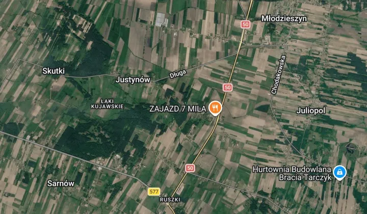 Działka budowlana Młodzieszyn, ul. Polna