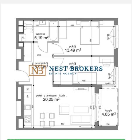 Mieszkanie 3-pokojowe Kraków, ul. Sosnowiecka. Zdjęcie 17