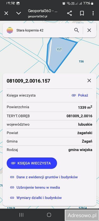Działka budowlana Stara Kopernia. Zdjęcie 2