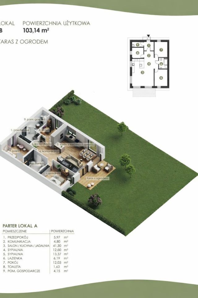 bliźniak, 4 pokoje Pucice, ul. Lipowa. Zdjęcie 6