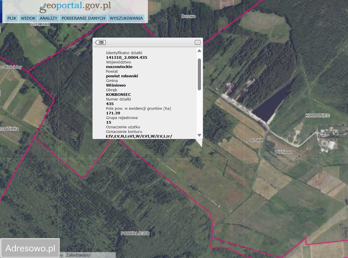 Działka rolna Korboniec. Zdjęcie 1