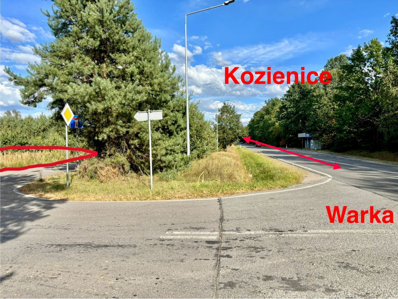 Działka budowlana Chinów Stary Chinów. Zdjęcie 2