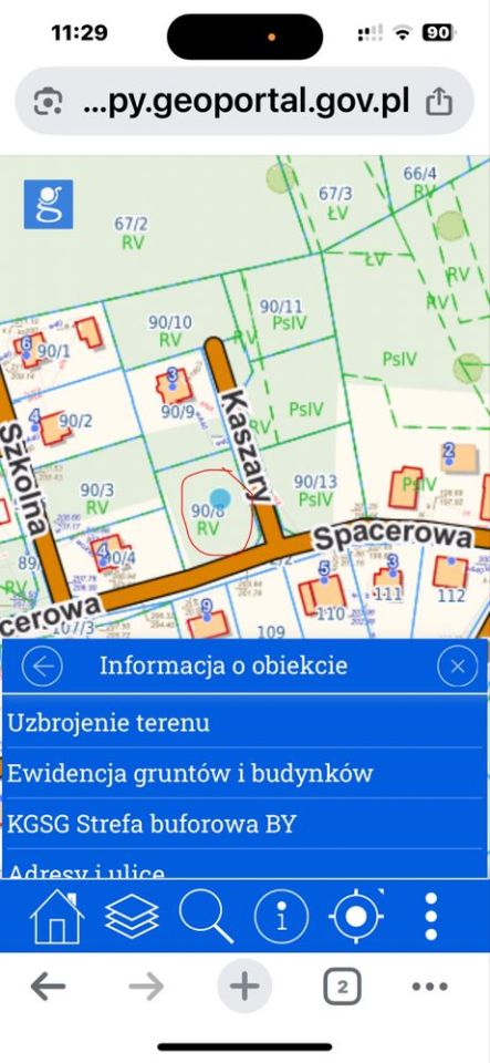 Działka budowlana Rębiska. Zdjęcie 2