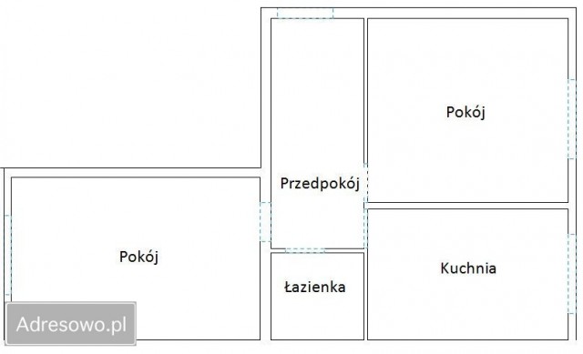 Mieszkanie 2-pokojowe Pruszcz Gdański, ul. Jarosława Dąbrowskiego. Zdjęcie 1