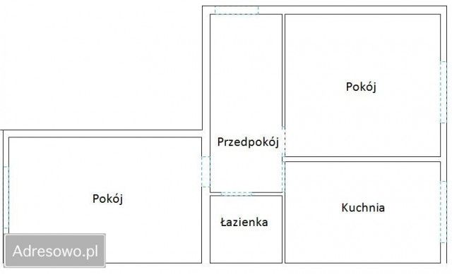 Mieszkanie 2-pokojowe Pruszcz Gdański, ul. Jarosława Dąbrowskiego