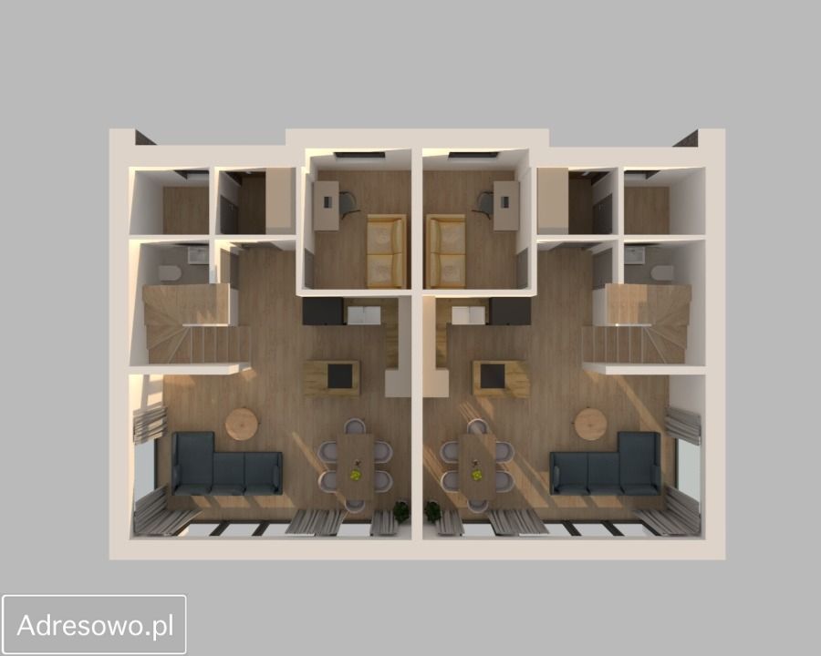 bliźniak, 4 pokoje Marcinkowo. Zdjęcie 2