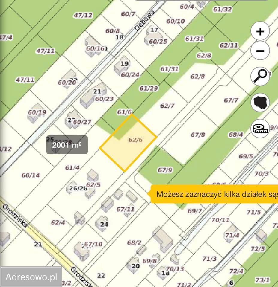 Działka budowlana Musuły, ul. Lukrecji. Zdjęcie 2