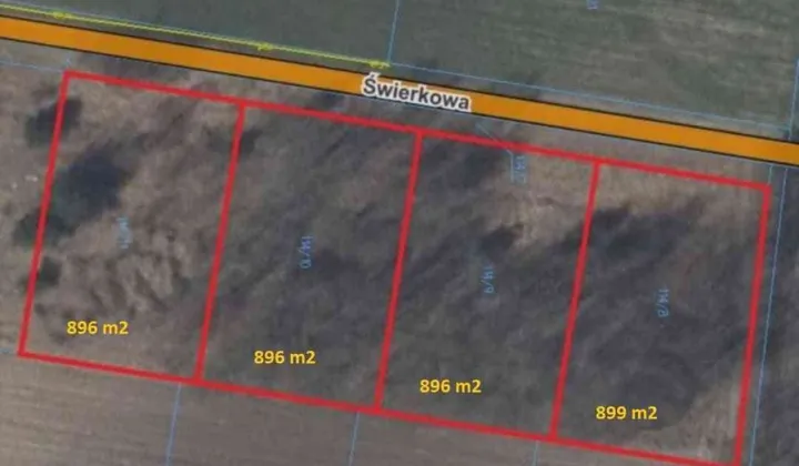 Działka rolno-budowlana Maków, ul. Świerkowa