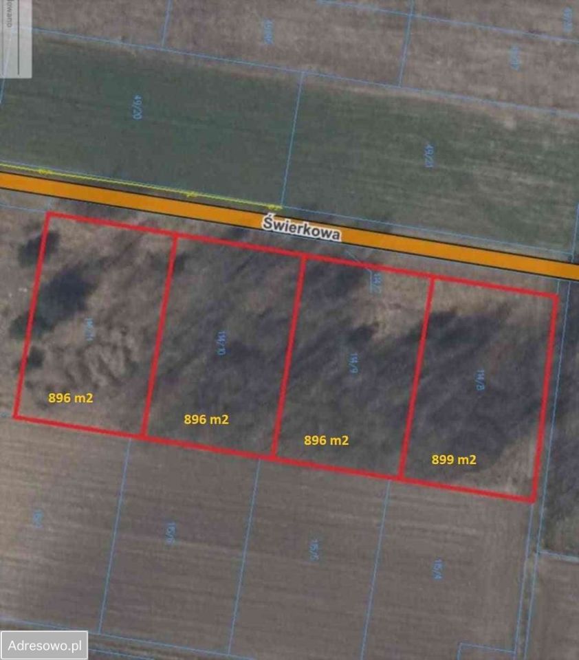 Działka rolno-budowlana Maków, ul. Świerkowa