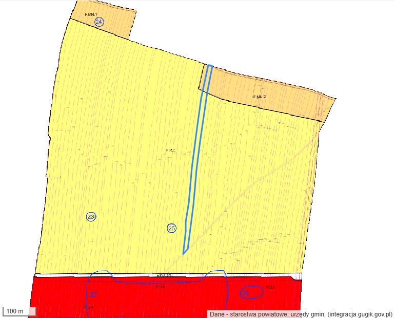 Działka rolno-budowlana Miechów, ul. Partyzantów. Zdjęcie 2