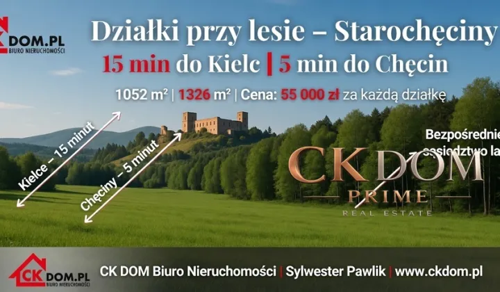 Działka Starochęciny