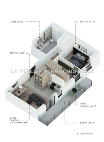 Mieszkanie 2-pokojowe Leszno, os. Ogrody. Zdjęcie 8