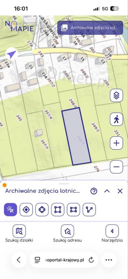 Działka rolno-budowlana Laskowice. Zdjęcie 3