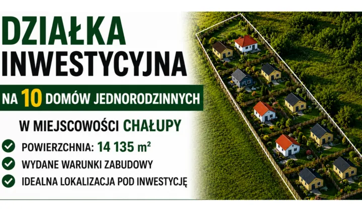 Działka rolno-budowlana Koszalin Kretomino, ul. Wiosenna