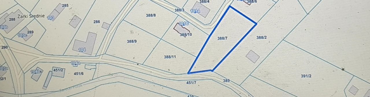 Działka rolno-budowlana Żarki Średnie. Zdjęcie 4