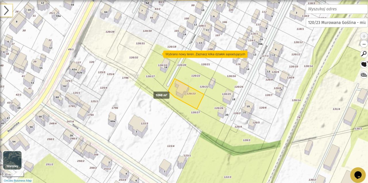 Działka budowlana Murowana Goślina, ul. Tęczowa. Zdjęcie 9