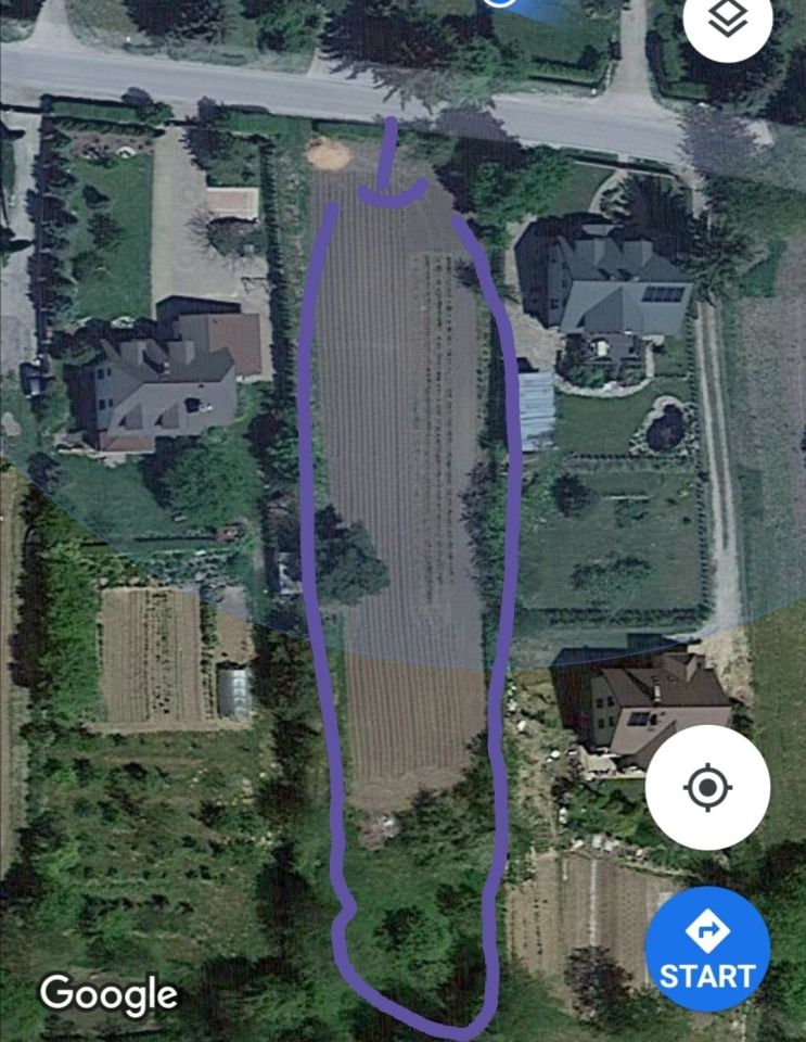 Działka budowlana Dąbrowica. Zdjęcie 2