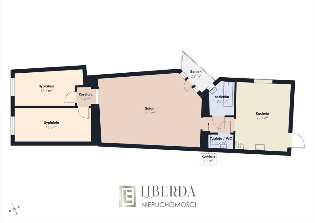 Mieszkanie 3-pokojowe Radom Śródmieście, ul. Nowogrodzka. Zdjęcie 15