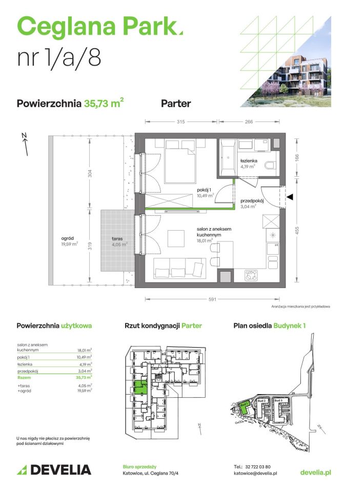 Mieszkanie 2-pokojowe Katowice Brynów, ul. Ceglana. Zdjęcie 7