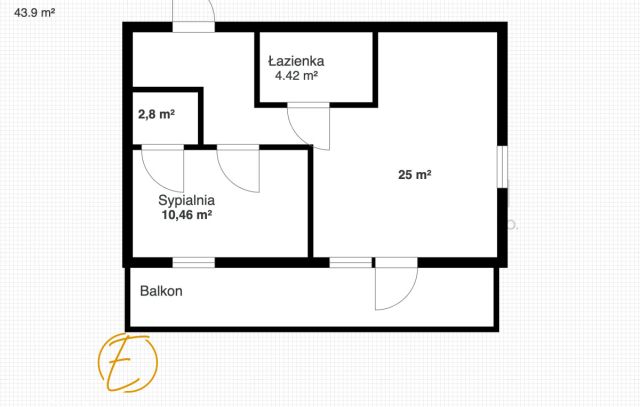 Mieszkanie 2-pokojowe Legnica Bielany, ul. Bielańska. Zdjęcie 12