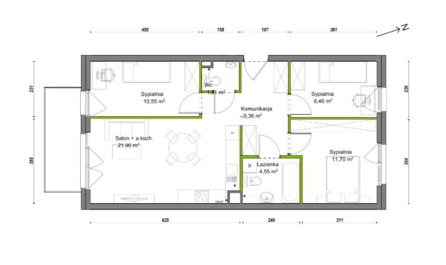 Mieszkanie 4-pokojowe Wrocław Ołtaszyn, ul. Orawska. Zdjęcie 8