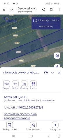 Działka rolna Falęcice. Zdjęcie 1