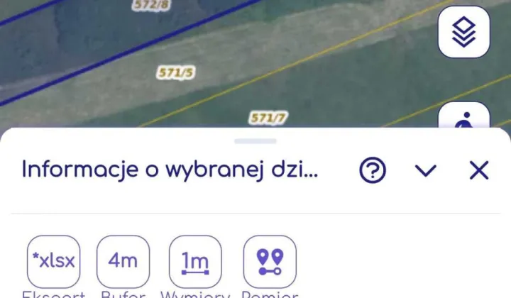 Działka rolna Falęcice