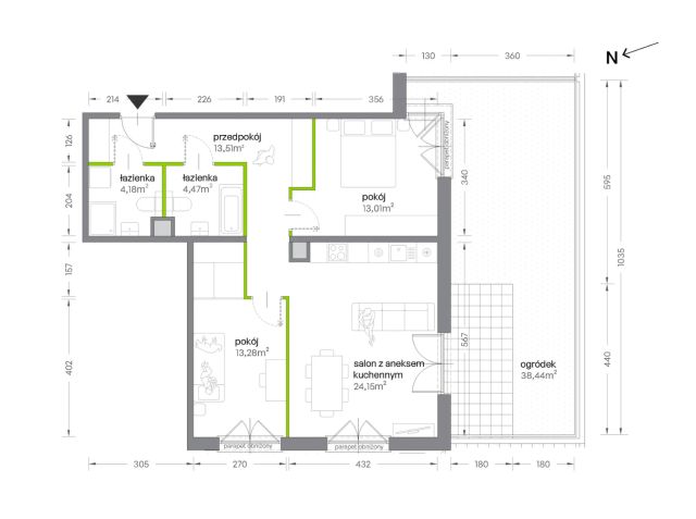 Mieszkanie 3-pokojowe Kraków Krowodrza, ul. Żabiniec. Zdjęcie 7
