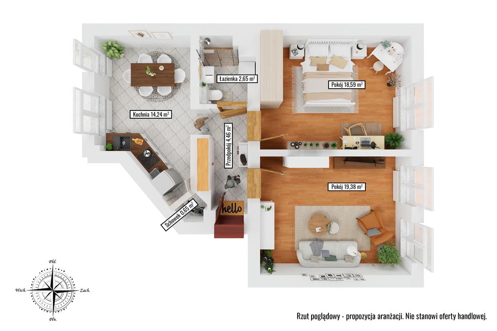 Mieszkanie 2-pokojowe Warszawa Śródmieście, ul. Filtrowa. Zdjęcie 19