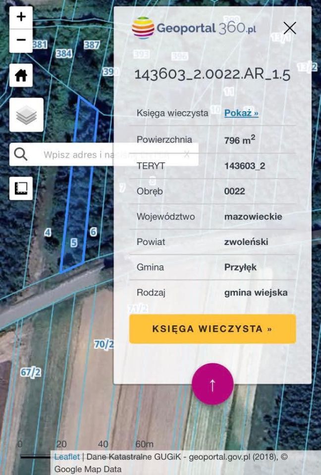 Działka budowlana Szlachecki Las. Zdjęcie 6