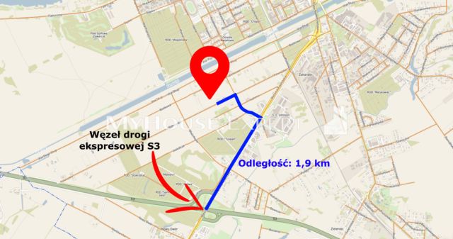 Działka inwestycyjna Gorzów Wielkopolski, ul. Półwiejska. Zdjęcie 4