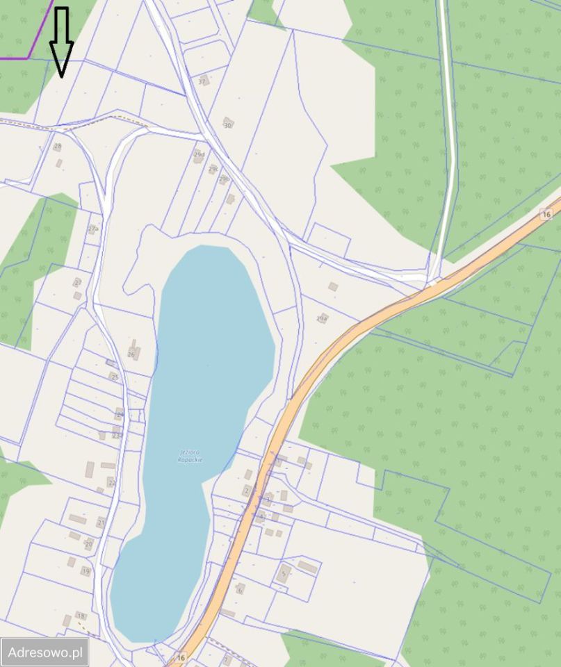 Działka budowlana Rapaty. Zdjęcie 2