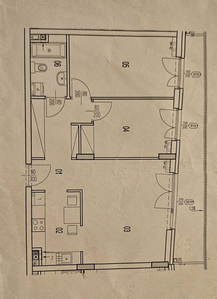 Mieszkanie 3-pokojowe Warszawa Praga-Południe. Zdjęcie 3