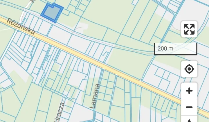 Działka budowlana Ostrów Mazowiecka, ul. Różana