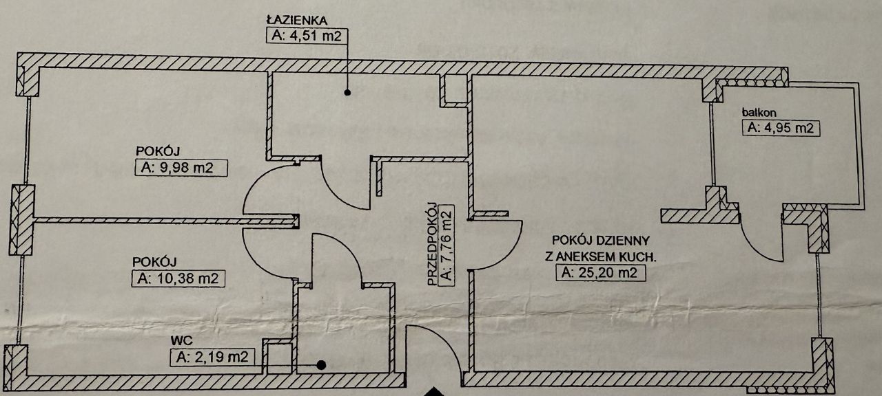 Mieszkanie 3-pokojowe Wrocław Krzyki, ul. Wietrzna. Zdjęcie 24