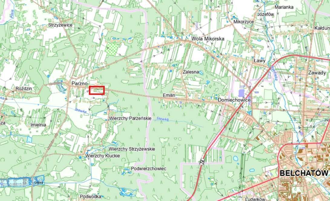 Działka budowlana Parzno. Zdjęcie 5