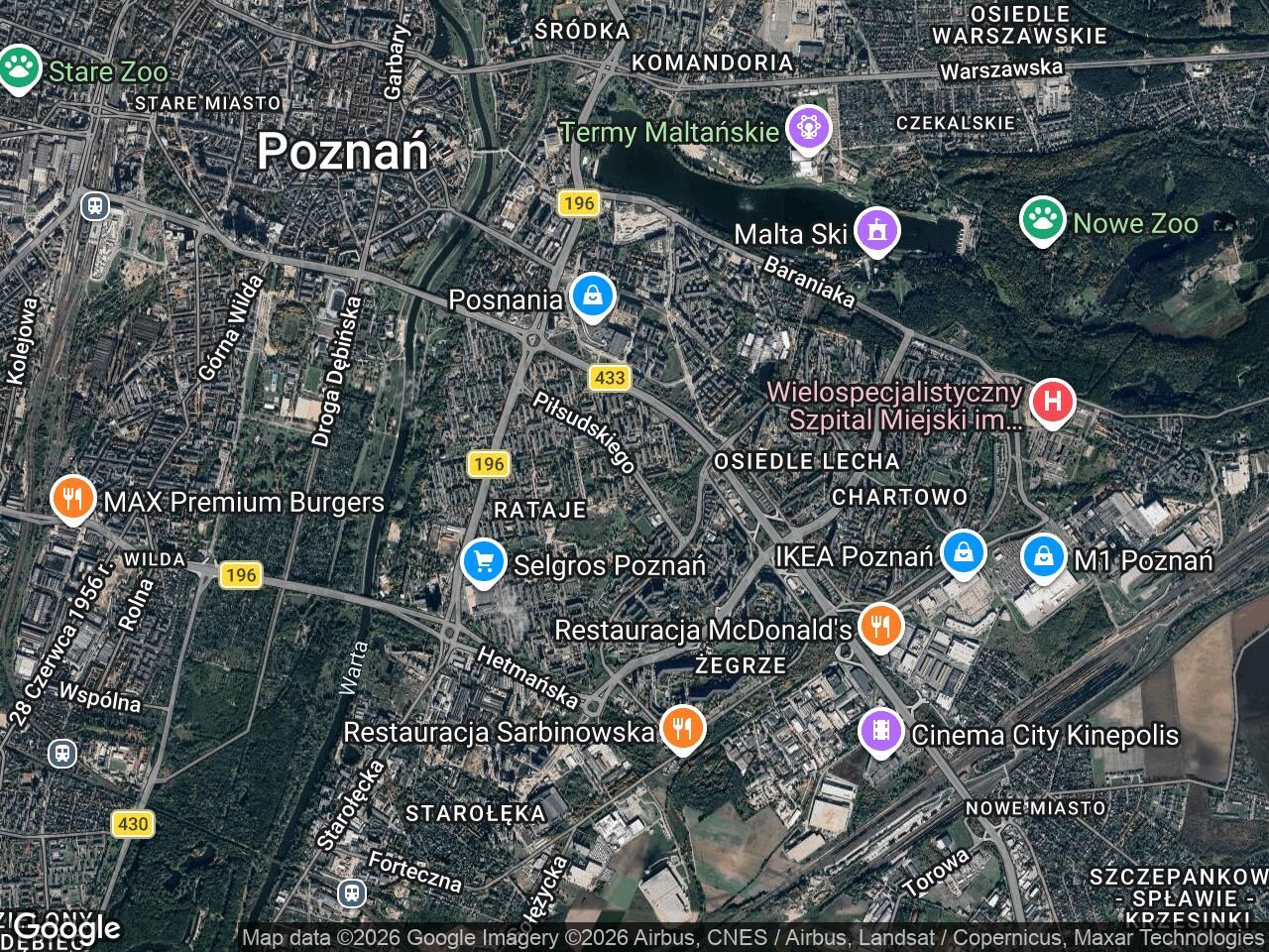 Mieszkanie 3-pokojowe Poznań Rataje, ul. Józefa Piłsudskiego. Zdjęcie 1