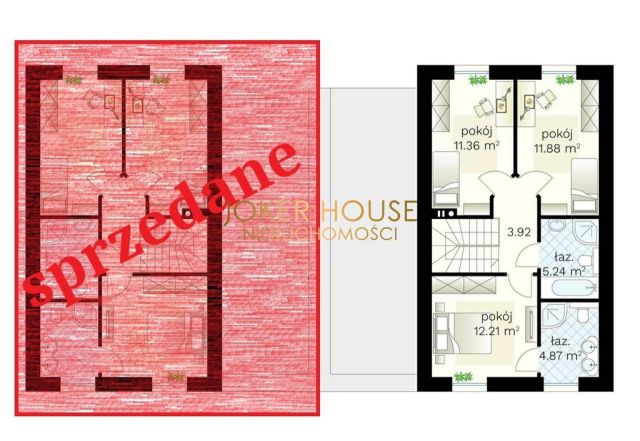 bliźniak, 4 pokoje Rzeszów, ul. Krakowska. Zdjęcie 6