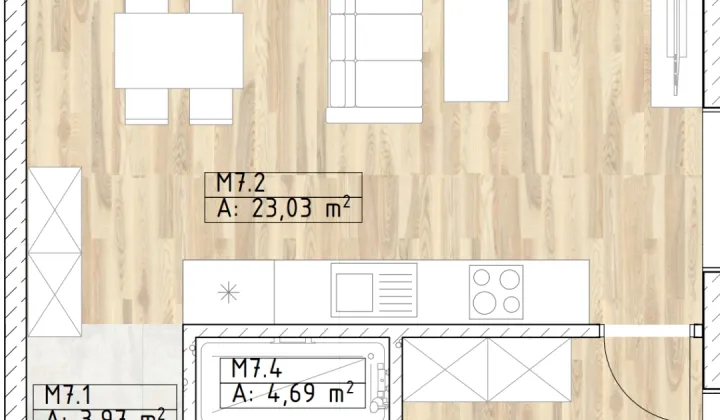 Mieszkanie 2-pokojowe Racibórz Ostróg, Cecyli
