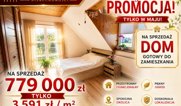 dom wolnostojący, 5 pokoi Szabda