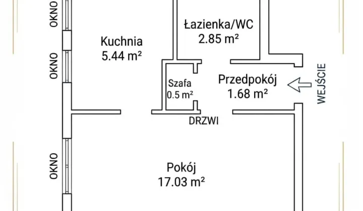 Mieszkanie 1-pokojowe Poznań Łazarz, ul. Franciszka Morawskiego