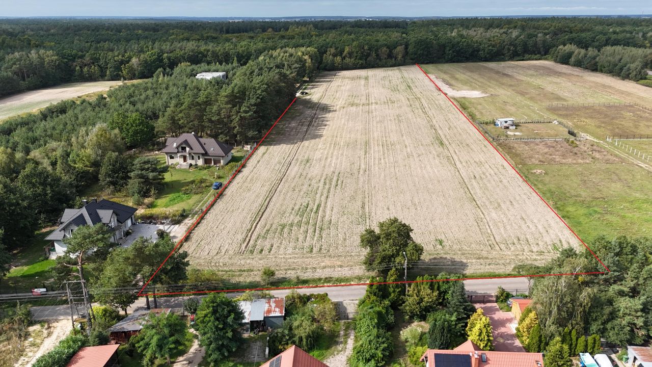 Działka budowlana Wymysły, ul. Dzikiej Róży