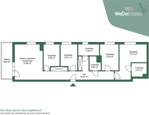 Mieszkanie 5-pokojowe Warszawa Bemowo, ul. Lazurowa. Zdjęcie 12