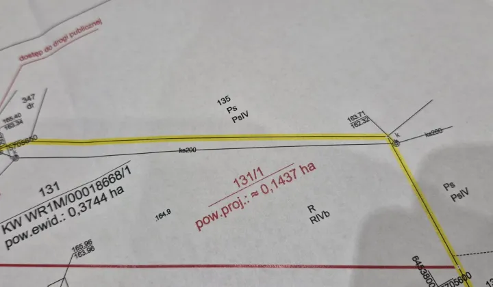 Działka budowlana Wierzchowice