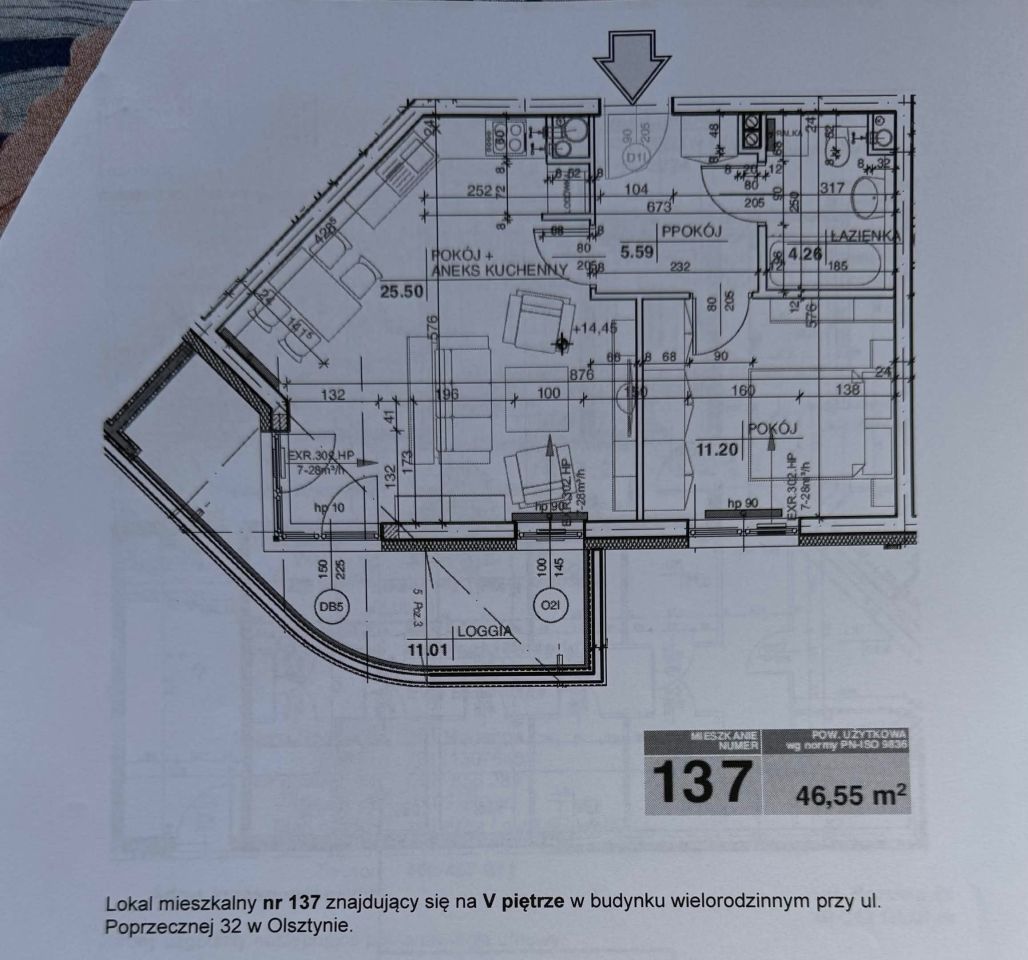 Mieszkanie 2-pokojowe Olsztyn, ul. Poprzeczna. Zdjęcie 2