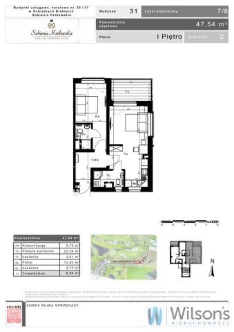 Mieszkanie 2-pokojowe Sobienie Szlacheckie. Zdjęcie 18