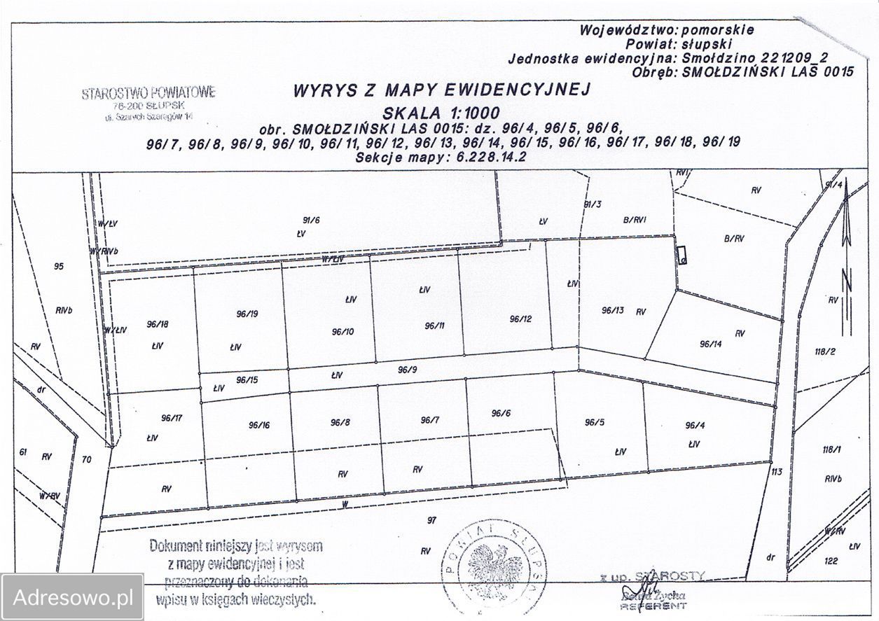 Działka siedliskowa Smołdziński Las. Zdjęcie 1